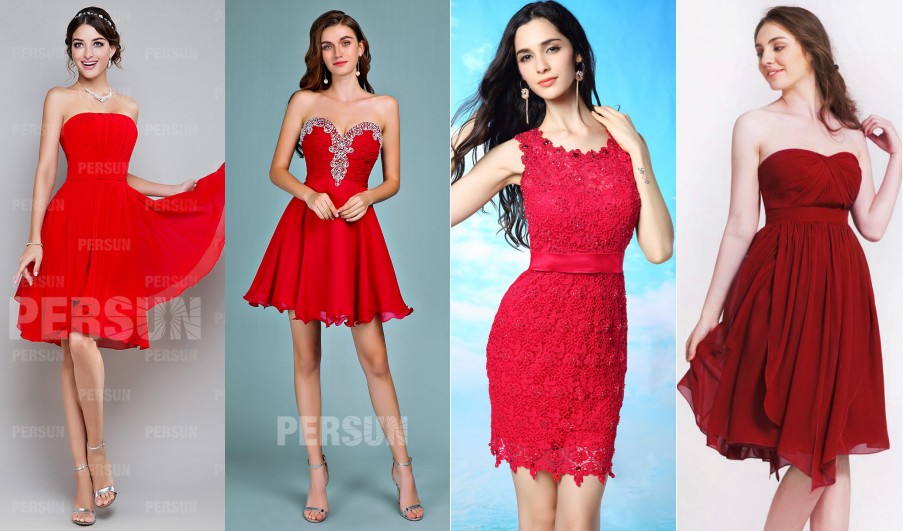 super petite robe rouge classique