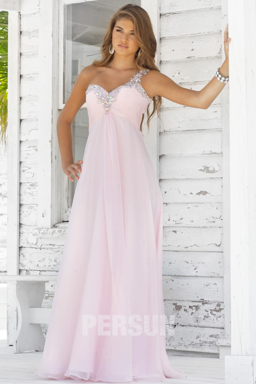 robe rose longue sol pas cher