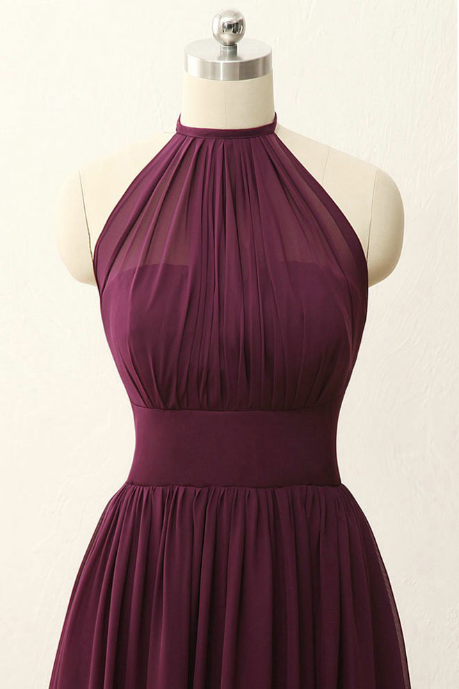 Robe de cocktail courte pour mariage encolure illusion