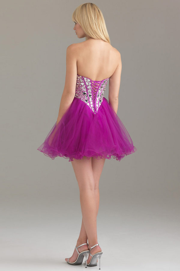 robe tutu violet