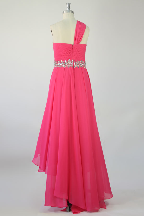 Robe de danse asymétrique courte devant longue derrière