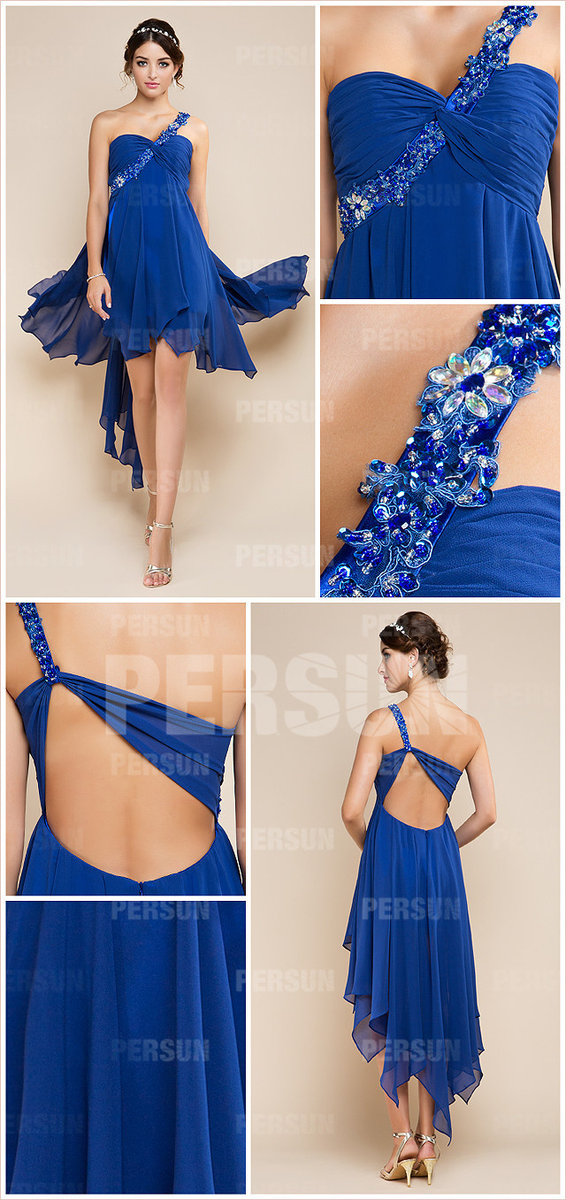 robe de danse bleu empire et sexy
