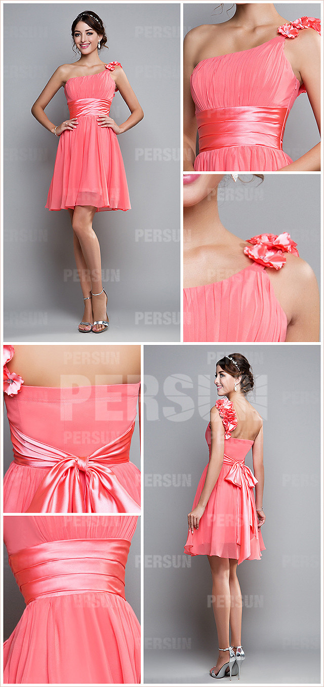 robe de cocktail rose pas cher