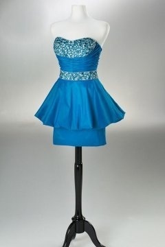 Mini Robe cocktail bustier stras