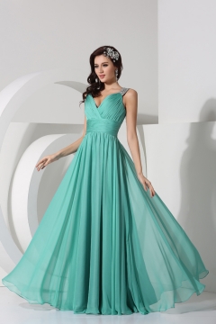 Robe soirée longue taille empire élégante stras
