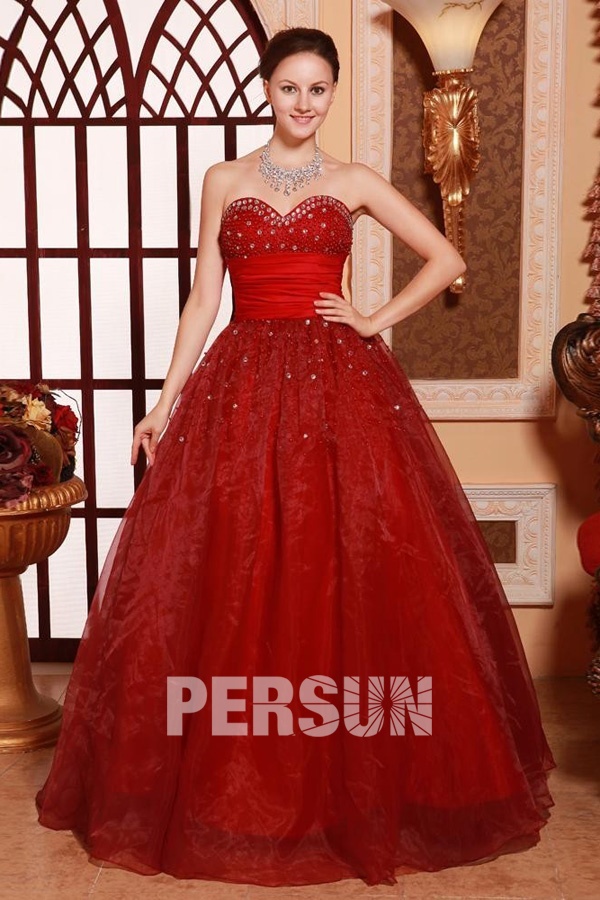 Robe gala bustier empire style princesse avec laçage au dos