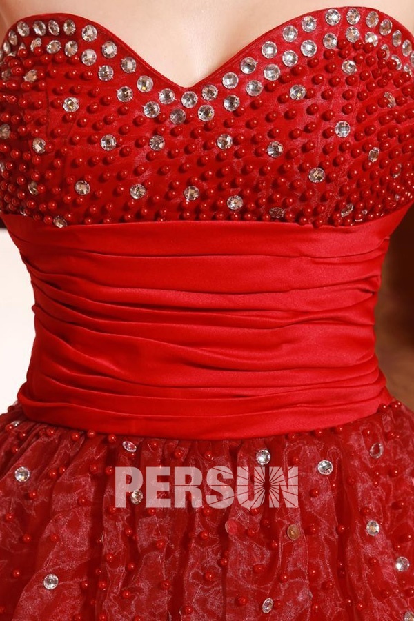 Robe gala bustier empire style princesse avec laçage au dos