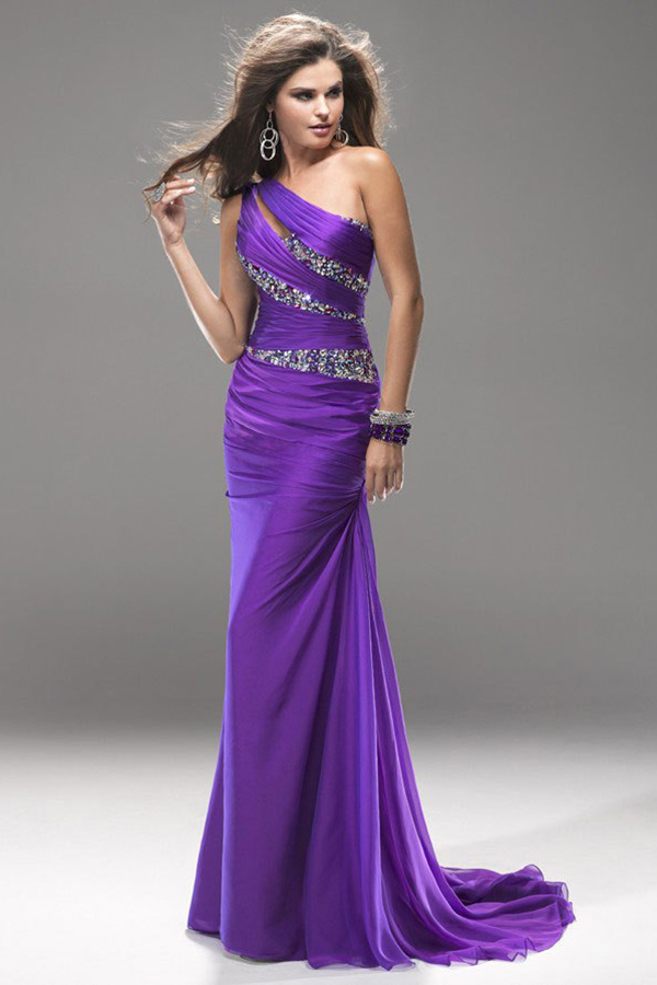 achat robe plissee femme couleur violet pour cérémonie