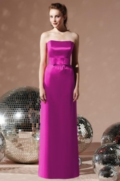 Robe demoiselle d'honneur bustier empire longue sol
