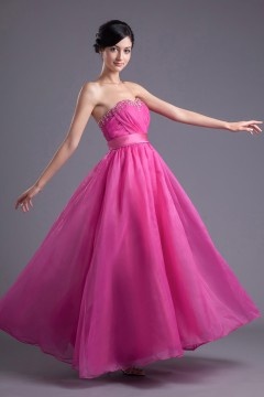 Robe bal bustier empire ornée de paillette
