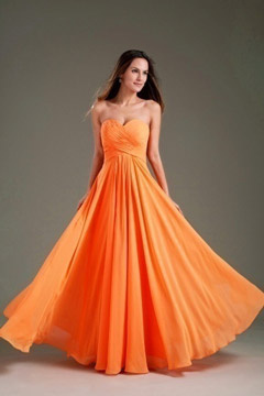 Robe empire simple dos laçage bustier cœur en mousseline